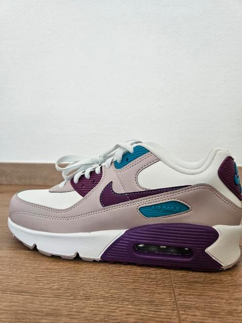 Nike Air Max 90 LTR (GS) - Maat 39 - Wit/Paars, Kleding | Dames, Schoenen, Wit