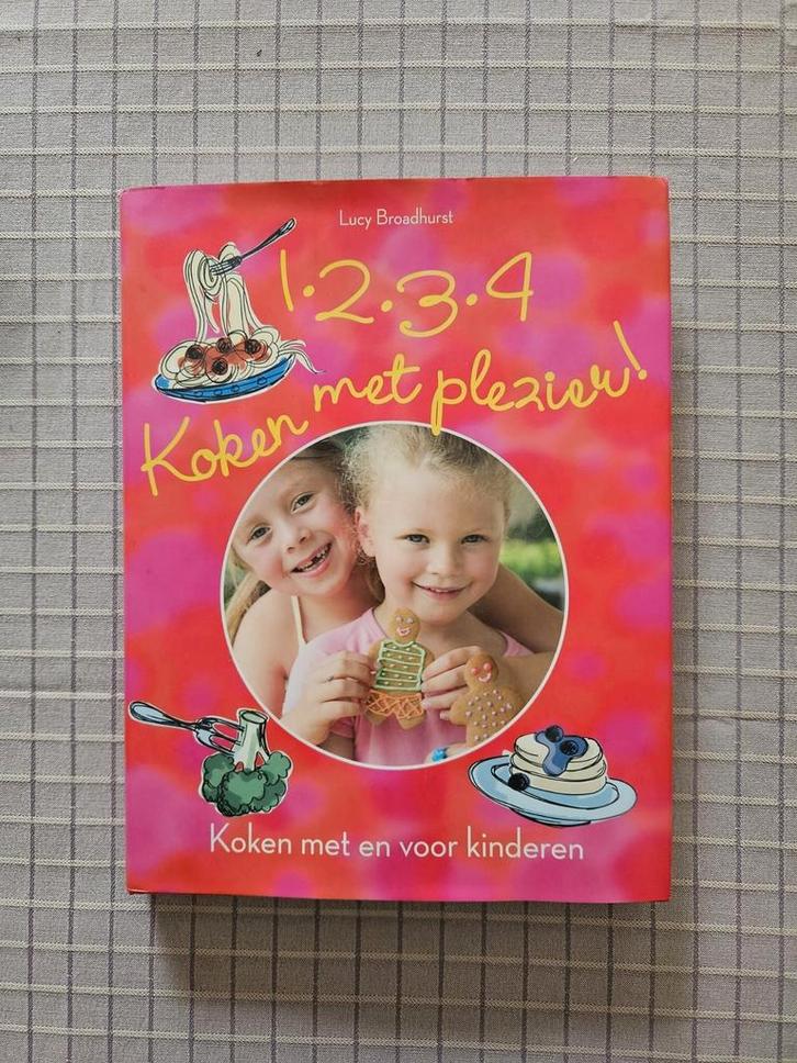L. Broadhurst - 1,2,3,4, koken met plezier, Boeken, Kinderboeken | Jeugd | onder 10 jaar, Zo goed als nieuw, Ophalen of Verzenden