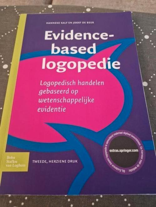 Opleiding logopedie Joost de Beer - Evidence-based logopedie, Boeken, Wetenschap, Zo goed als nieuw, Ophalen of Verzenden