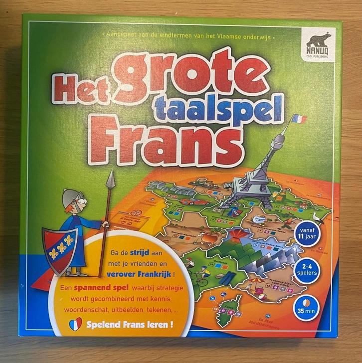 Spel Het grote taalspel Frans, Hobby en Vrije tijd, Gezelschapsspellen | Bordspellen, Zo goed als nieuw, Ophalen