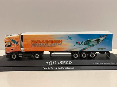 Herpa Scania AquaSped PC-model airbrush 1/87, Hobby & Loisirs créatifs, Voitures miniatures | 1:87, Comme neuf, Bus ou Camion