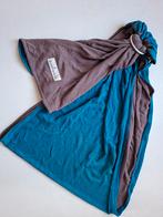 JE PORTE MON BEBE - Echarpe de portage sling bleu/brun, Enfants & Bébés, Autres marques, Enlèvement ou Envoi, Écharpe de portage