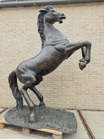 BRONZEN GROOT STEIGEREND PAARD 2,25 M H ZEER LAGE PRIJS!!!, Tuin en Terras, Ophalen of Verzenden, Zo goed als nieuw, Overige materialen