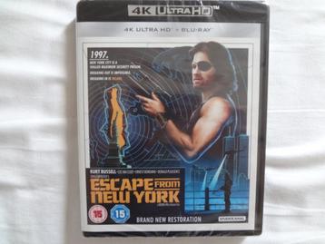 ESCAPE FROM NEW YORK 4K ULTRA HD, Enlèvement ou Envoi, Neuf, dans son emballage, Action