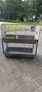 Konijn- of cavia hok 2 verdiepingen, Dieren en Toebehoren, Ophalen, Gebruikt, Hok, Cavia