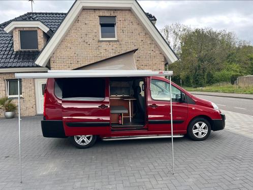 Camperbus Citroen Jumpy 1,6hdi luifel airco, Caravans en Kamperen, Mobilhomes, Particulier, Diesel, Ophalen