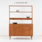 Vintage wandmeubel / boekenrek 2, Huis en Inrichting, Ophalen, Gebruikt, Minder dan 150 cm, 150 tot 200 cm