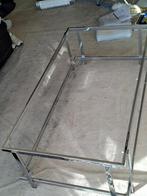 2 tijdloze moderne salontafels, Ophalen, Gebruikt, 100 tot 150 cm, 50 tot 100 cm