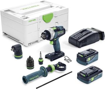 Festool Perceuse-visseuse sans fil tdc 18/4 5,2/4,0 i-set-sc, Enlèvement, Neuf, Batterie
