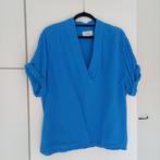 Xirena; katoenen shirt L., Kleding | Dames, Blauw, Maat 42/44 (L), Ophalen of Verzenden, Zo goed als nieuw