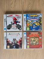 Lot 4 jeux Ds Mario Kart, Assassin's Creed Sonic professeur, Ophalen of Verzenden