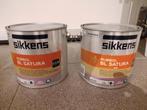 2,5 liter bl satura Sikkens lak zijdeglans RAL 9010 NIEUW, Bricolage & Construction, Peinture, Vernis & Laque, Moins de 5 litres