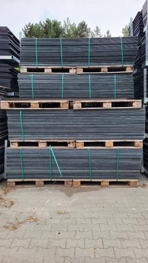 Kunststof stalplanken Grijs met houtnerf, Doe-het-zelf en Bouw, Hout en Planken, Nieuw, Plank, Overige houtsoorten, 200 tot 250 cm