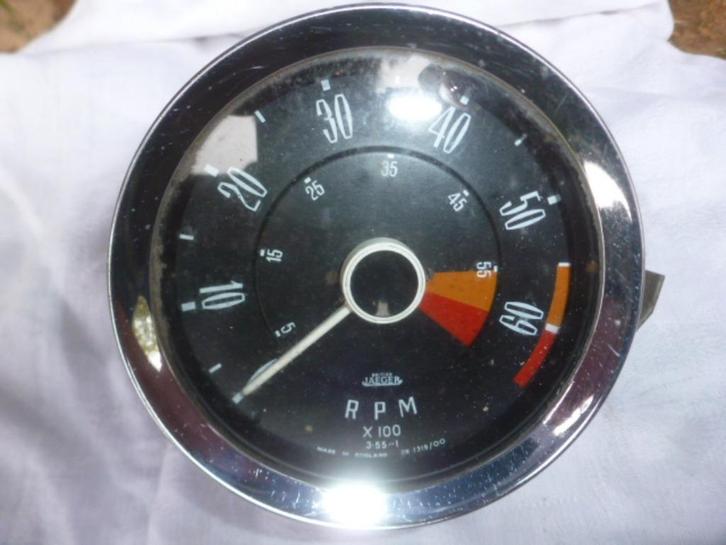 Triumph GT6: JAEGER toerenteller, Auto-onderdelen, Dashboard en Schakelaars, Triumph, Gebruikt, Ophalen of Verzenden