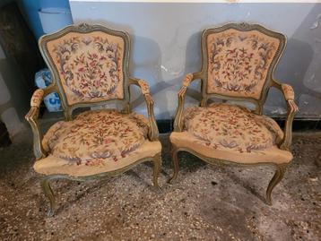 Paire de fauteuils de style Louis XV, Enlèvement ou Envoi