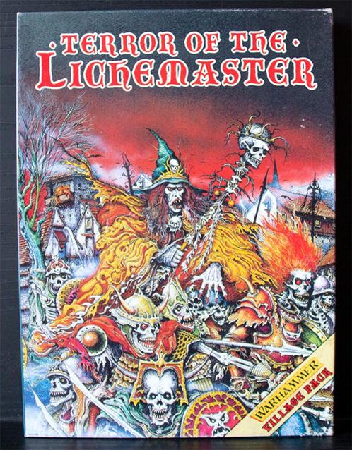 Terror of the Lichemaster (Boardgame)-Games Workshop 1985, Hobby en Vrije tijd, Wargaming, Zo goed als nieuw, Warhammer, Boek of Catalogus