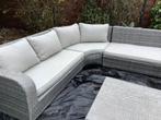 Tuinset hoeksalon, Tuin en Terras, Tuinsets en Loungesets, Ophalen, Gebruikt, Wicker, Tuinset