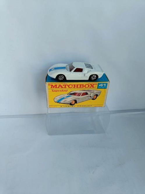 Matchbox RARE "RED Superfast SCRIPT" F-BOX FORD GT40, Hobby en Vrije tijd, Modelauto's | 1:87, Zo goed als nieuw, Matchbox, Ophalen of Verzenden