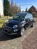 Fiat 500 te koop, Auto's, Fiat, 4 zetels, Leder en Stof, Zwart, Handgeschakeld