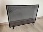 Zwarte metalen firewall (70* 50 cm), Overige soorten, Gebruikt, Vrijstaande haard