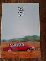 Mercedes-Benz 200D  240D  300D  12/1980, Ophalen of Verzenden, Nieuw, Mercedes