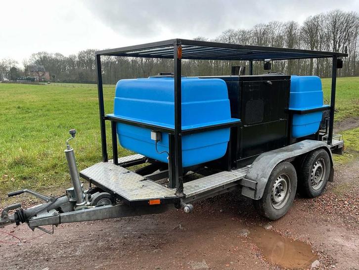 Remorque de nettoyage haute pression Hapert K2000 de 1996, Autos : Divers, Remorques, Utilisé