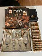 Royal  club set glazen verguld + sigaren Balmoral Hofnar, Verzamelen, Ophalen of Verzenden, Zo goed als nieuw