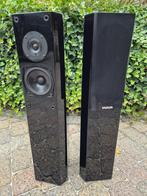 Vintage vloerstaande luidsprekerset, Gebruikt, 60 tot 120 watt, Front, Rear of Stereo speakers, Ophalen