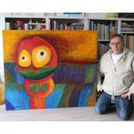 Oud zwaar structuurschilderij. SALE 499 euro, Antiek en Kunst, Ophalen