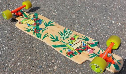 Riviera La Rana Frog longboard (oranje), Sports & Fitness, Skateboard, Utilisé, Skateboard, Longboard, Enlèvement