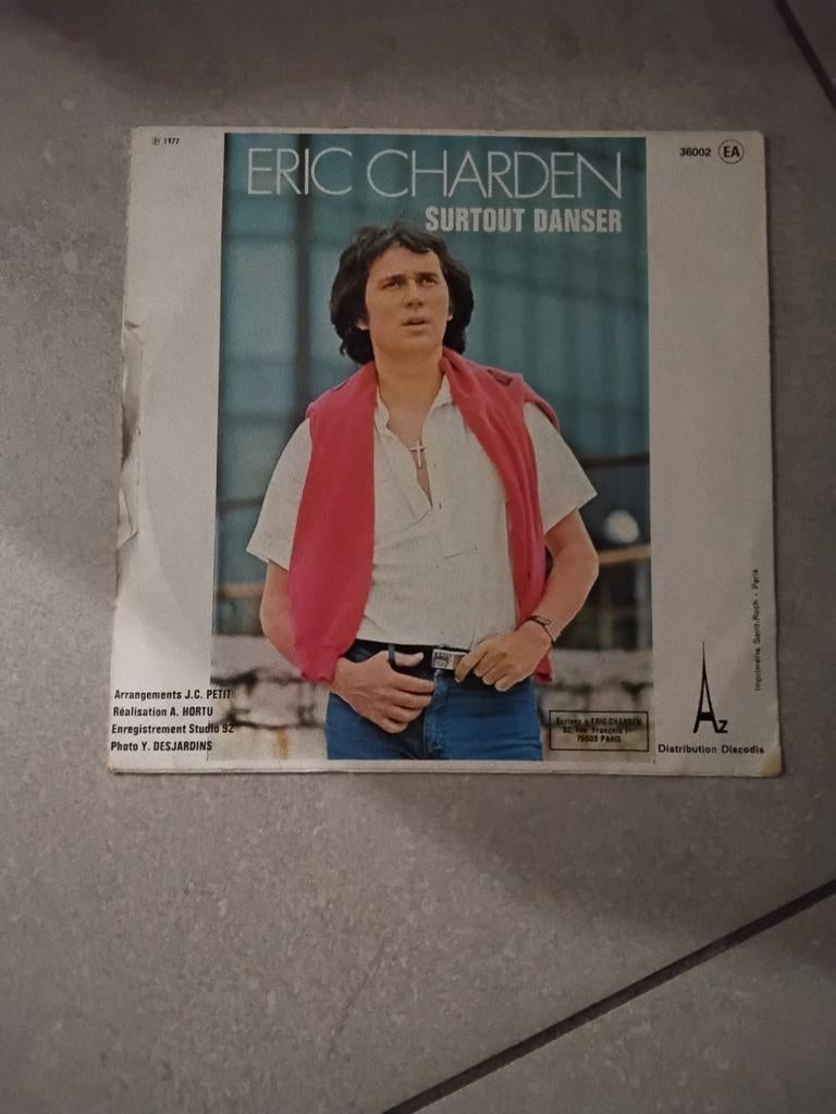 Disque vinyle 45 tours Eric Charden, CD & DVD, Enlèvement