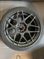JR wheels 5banden 1 reparatieschade, Auto-onderdelen, Banden en Velgen, Ophalen, Gebruikt, Banden en Velgen, 17 inch