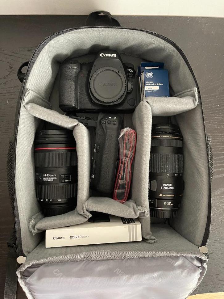 Canon 6D Mark II – Kit complet prêt à l’emploi !, Audio, Tv en Foto, Fotocamera's Digitaal, Gebruikt, Spiegelreflex, Canon, Geen optische zoom
