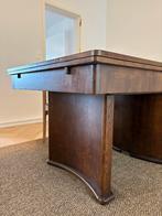 Art Deco uitrekbare houten eettafel, Ophalen, Zo goed als nieuw