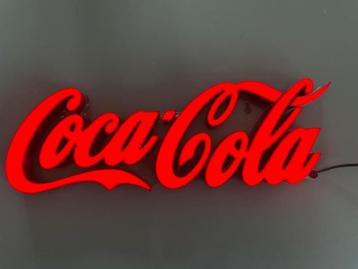 Enseigne lumineuse Coca-Cola, Enlèvement ou Envoi, Comme neuf, Panneau publicitaire