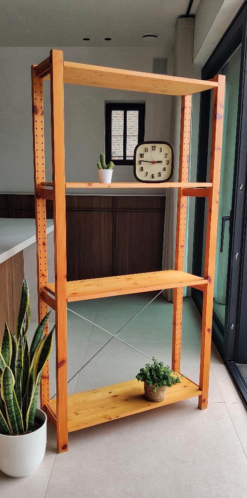 Authentiek jaren '70 boekenrek, Maison & Meubles, Accessoires pour la Maison | Étagères murales & Rayons de bibliothèque, Comme neuf