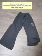 gevoerde broek maat 128 8j , extra brede broekspijpen meisje, Ophalen of Verzenden, Meisje, Broek