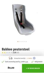 Babboe peuterstoel, Fietsen en Brommers, Fietsaccessoires | Fietsstoeltjes, Ophalen, Gebruikt, Babboe, Voorzitje