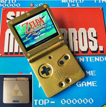 Nintendo Game Boy Advance SP IPS Zelda-editie  beschikbaar voor biedingen