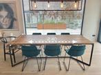 Tafel in volle eik, Maison & Meubles, Tables | Tables à manger, Comme neuf, 100 à 150 cm, Chêne, Rectangulaire