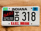 Amerikaanse nummerplaat Indiana USA, Verzamelen, Ophalen of Verzenden, Gebruikt, Auto's