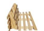 Cadre de lit futon 160/200, Huis en Inrichting, Slaapkamer | Bedden, Ophalen, Gebruikt, Beige, Tweepersoons