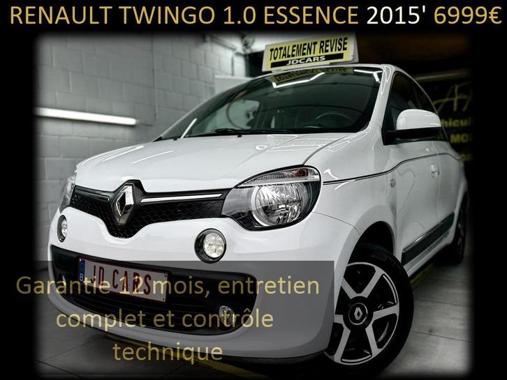 RENAULT TWINGO 1.0 ESSENCE 70 ‼️GARANTIE 1 AN CTOK‼️, Auto's, Renault, Bedrijf, Te koop, Twingo, ABS, Airbags, Airconditioning
