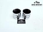 4 inch chromen eindkappen Jekill and Hyde, Motoren, Onderdelen | Harley-Davidson, Ophalen of Verzenden, Gebruikt