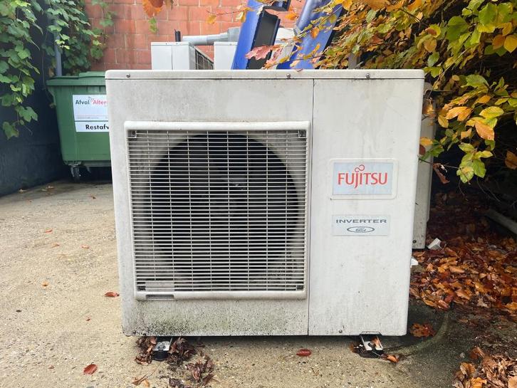 Airco,Warmtepomp merk Fujitsu inverter, Elektronische apparatuur, Airco's, Gebruikt, Wandairco, 100 m³ of groter, 3 snelheden of meer