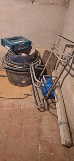 fietsendrager, emmers voor materiaal, de Makita-doos is grat, Ophalen