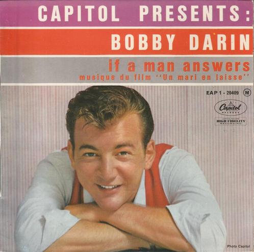 Bobby Darin - If a man answers + 3 andere - %, Cd's en Dvd's, Vinyl Singles, Gebruikt, EP, Pop, 7 inch, Verzenden