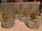Spalten bierglazen (voorheen Stella Artois) 50's 2 soorten, Verzamelen, Ophalen of Verzenden, Gebruikt, Pul(len), Stella Artois