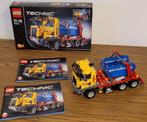 lego technic 42024: container truck en sneeuwruimer, Comme neuf, Ensemble complet, Lego, Enlèvement ou Envoi