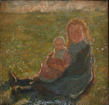 René Ernest (1876-1914): Moeder met kind ( beschikbaar voor biedingen